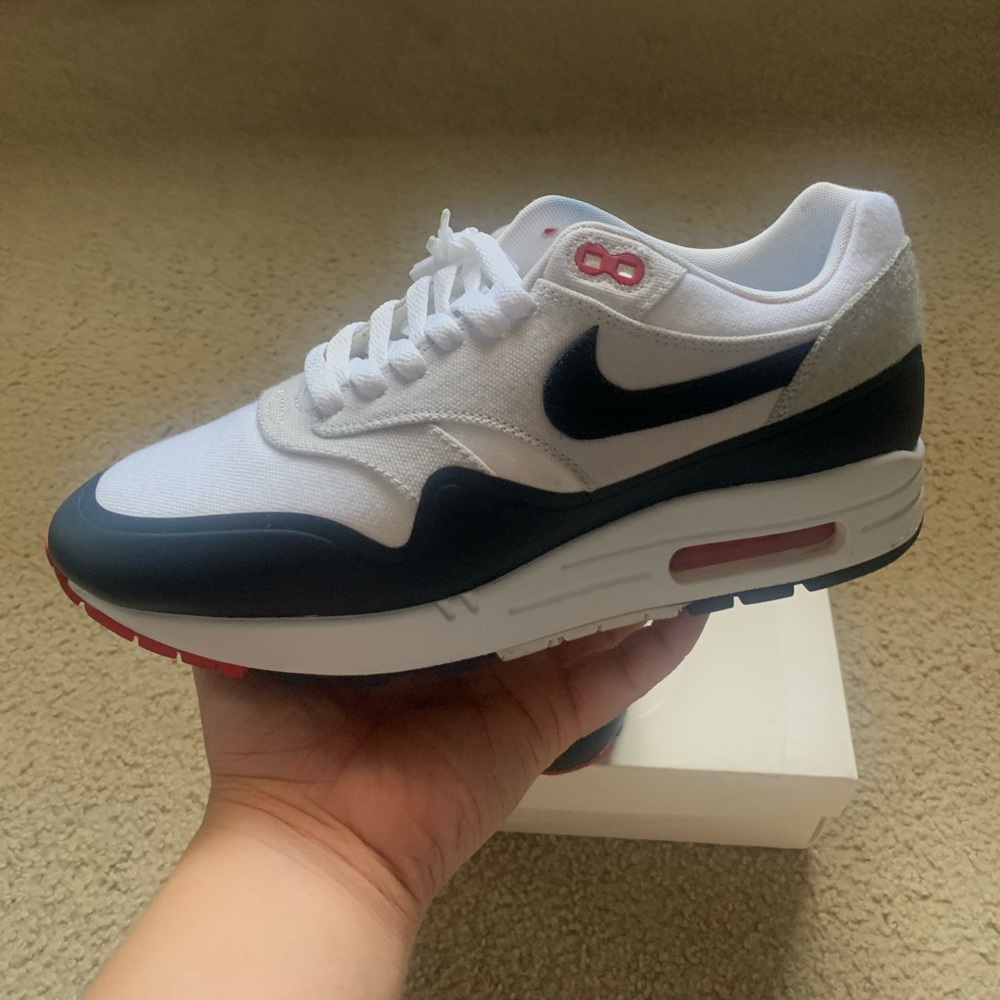 Air Max 1 Navy Patches